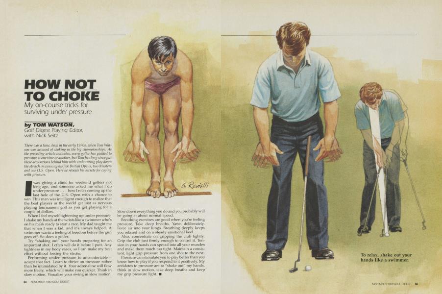 HOW NOT TO CHOKE