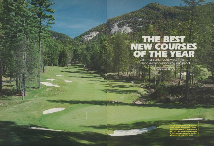 THE BEST NEW COURSES OF THE YEAR