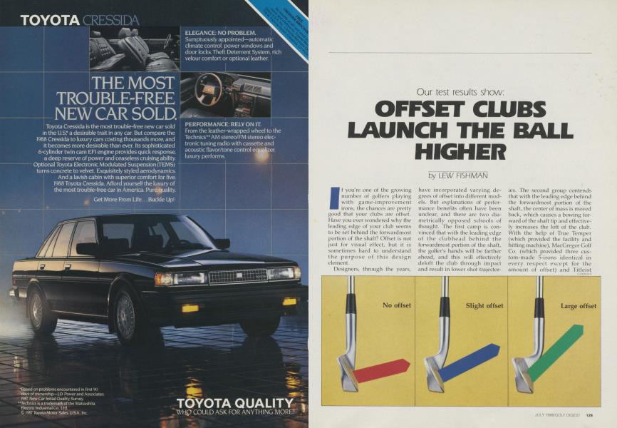 OFFSET CLUBS LAUNCH THE BALL HIGHER