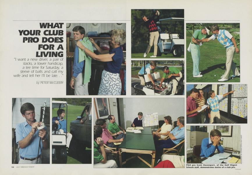 WHAT YOUR CLUB PRO DOES FOR A LIVING