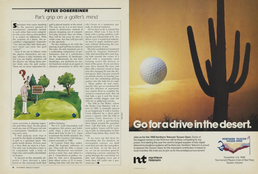Par's grip on a golfer's mind