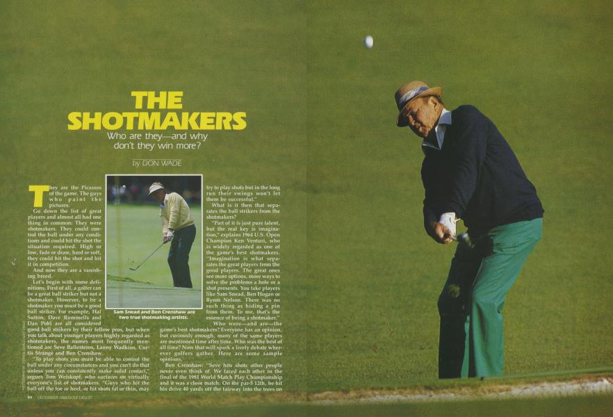 THE SHOTMAKERS