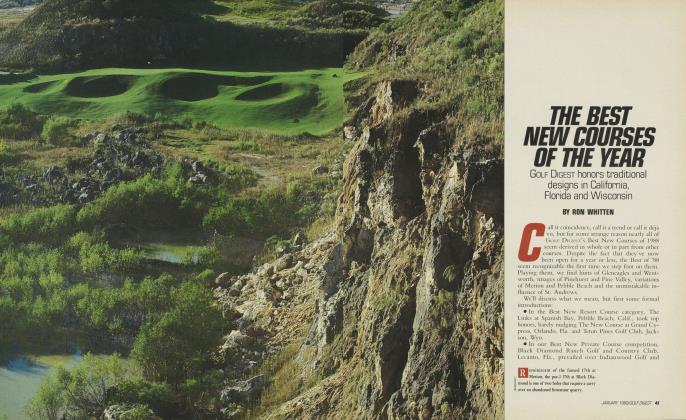 THE BEST NEW COURSES OF THE YEAR
