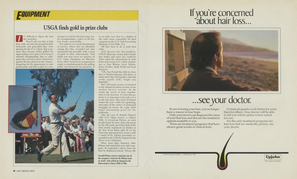 USGA finds gold in prize clubs