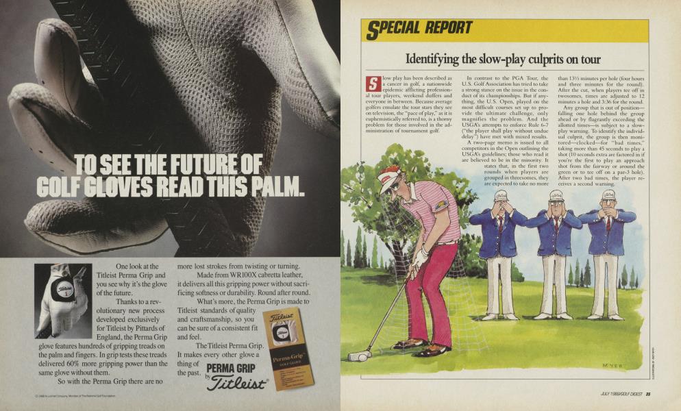 Identifying the slow-play culprits on tour