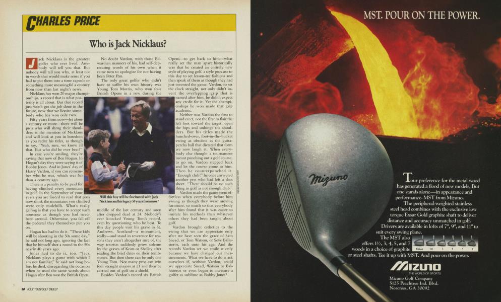 Who is Jack Nicklaus?