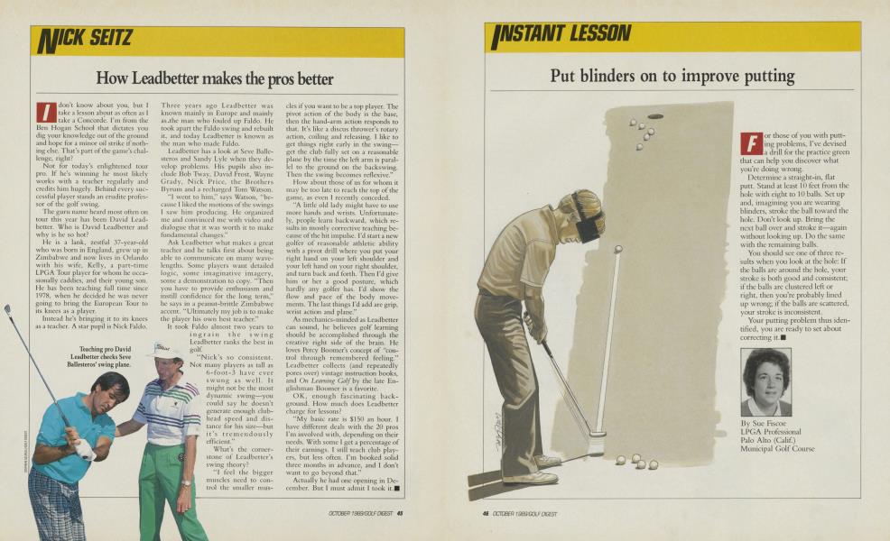How Leadbetter makes the pros better