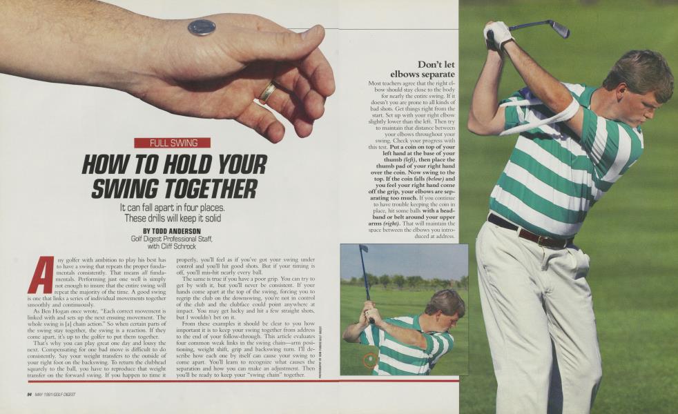 HOW TO HOLD YOUR SWING TOGETHER
