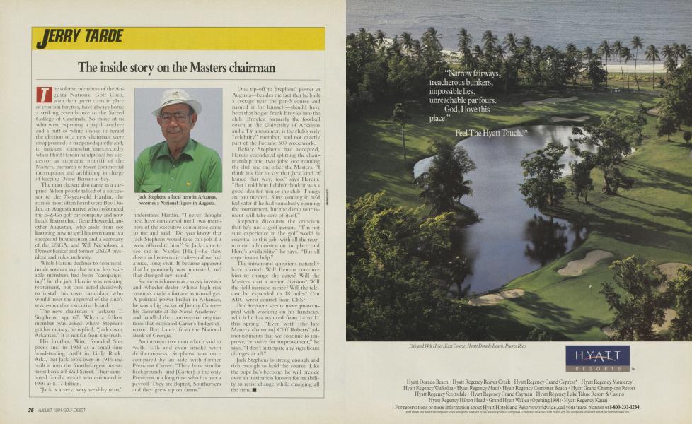 The inside story on the Masters chairman