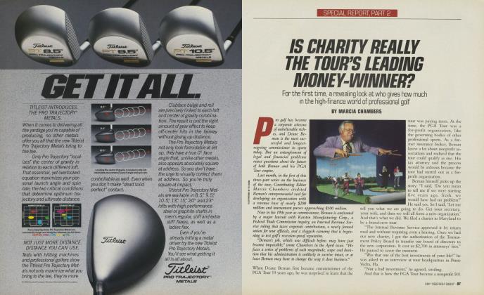 IS CHARITY REALLY THE TOUR'S LEADING MONEY-WINNER?
