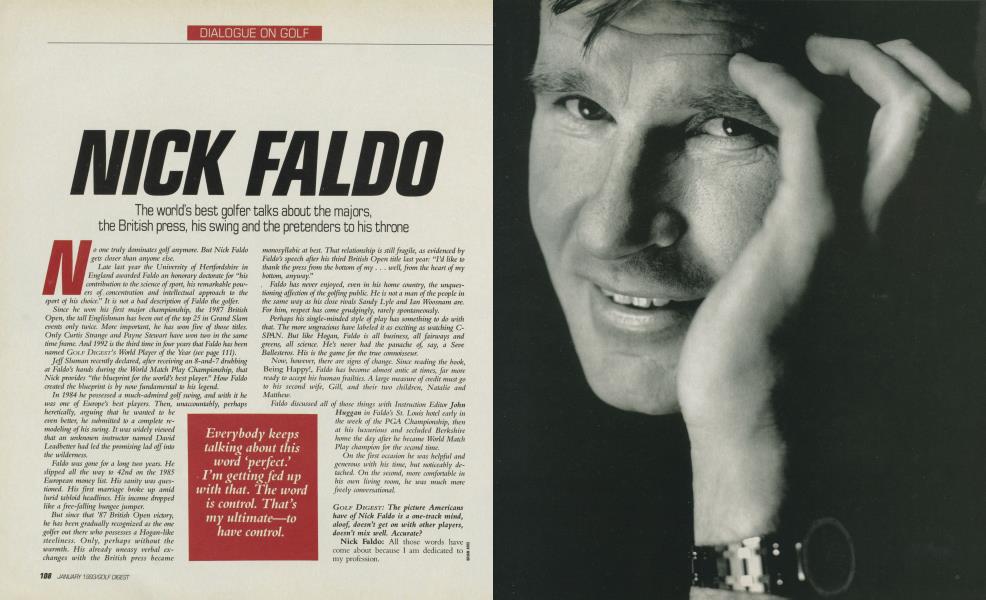 NICK FALDO