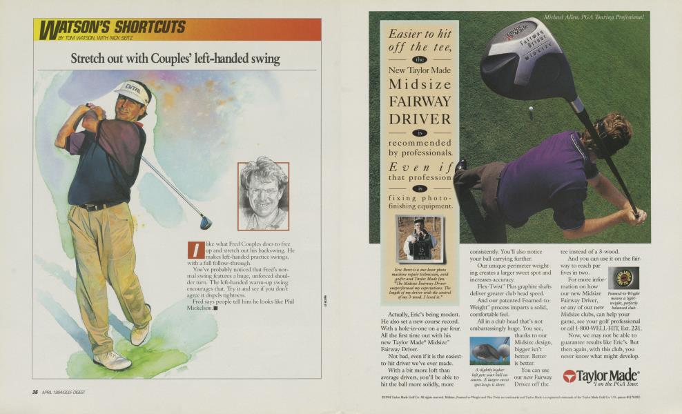 Stretch out with Couples’ left-handed swing