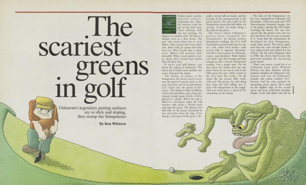 The scariest greens in golf