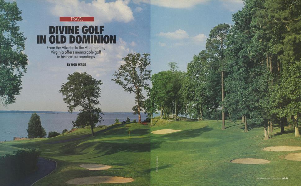 DIVINE GOLF IN OLD DOMINION