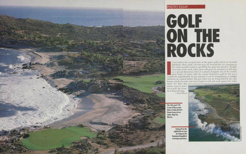 GOLF ON THE ROCKS