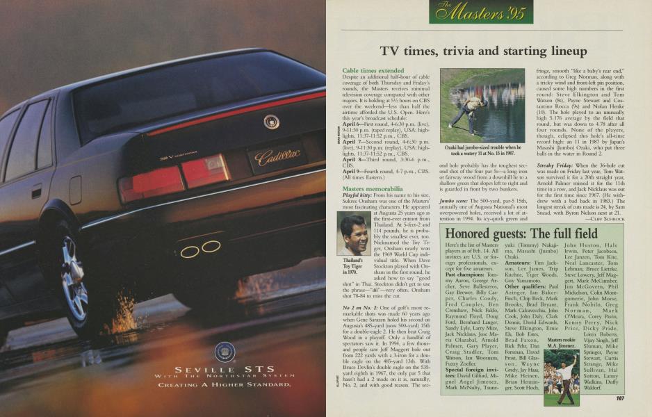 TV times, trivia and starting lineup