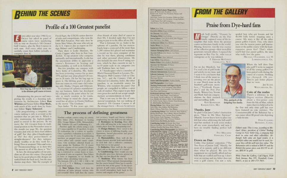 Profile of a 100 Greatest panelist