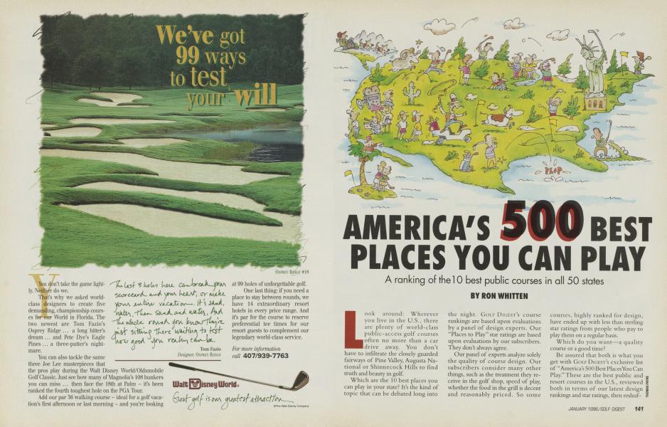 AMERICA'S 500 BEST PLACES YOU CAN PLAY