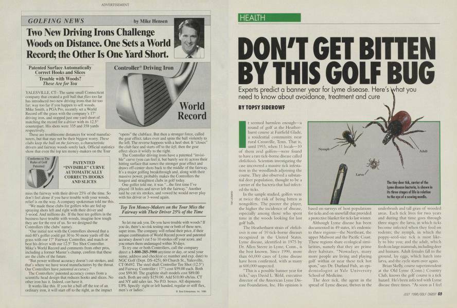 DON'T GET BITTEN BY THIS GOLF BUG