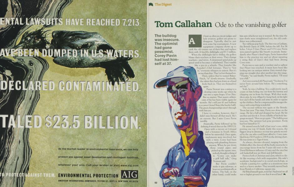 Tom Callahan Ode to the vanishing golfer