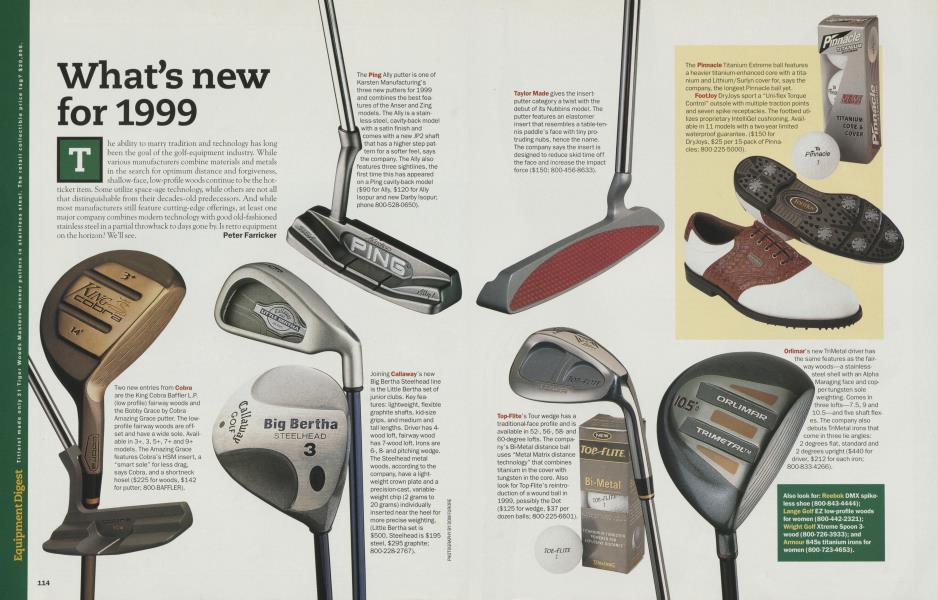 What’s new for 1999