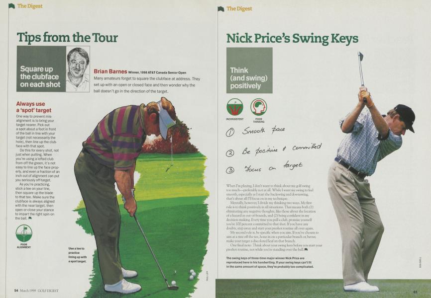 Square up the clubface on each shot