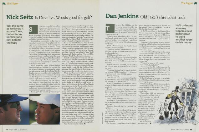 Is Duval vs. Woods good for golf?