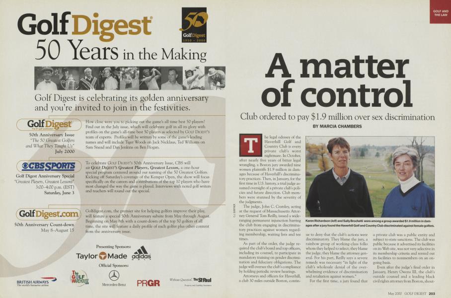 A matter of control