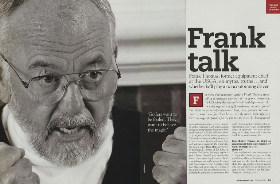 Frank talk
