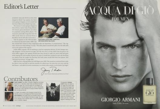 Editor's Letter, Page: 14 - SEPTEMBER 2002 | Golf Digest
