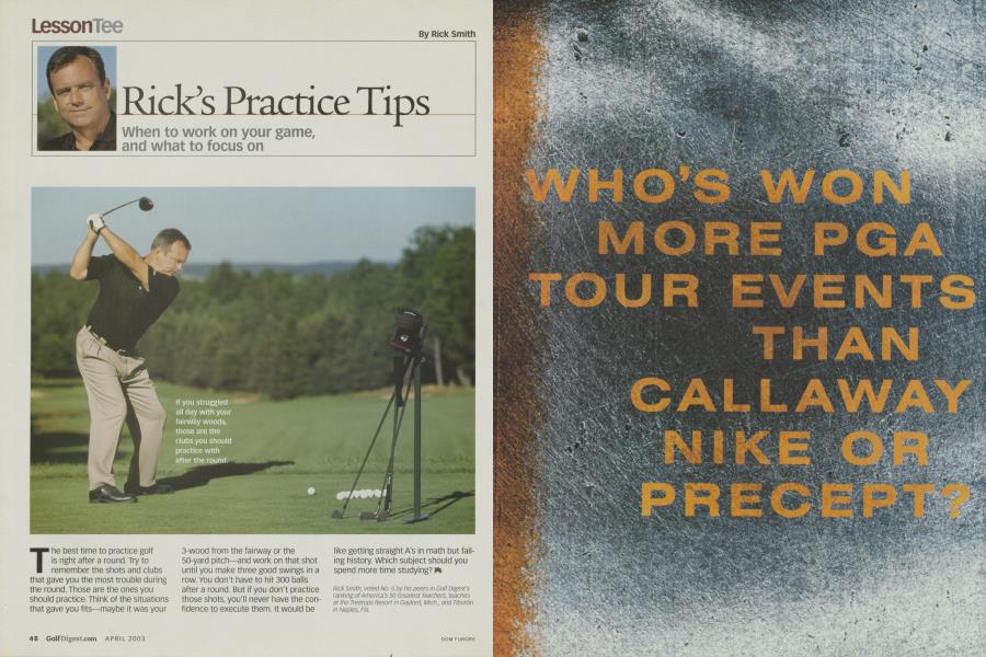 Rick's Practice Tips