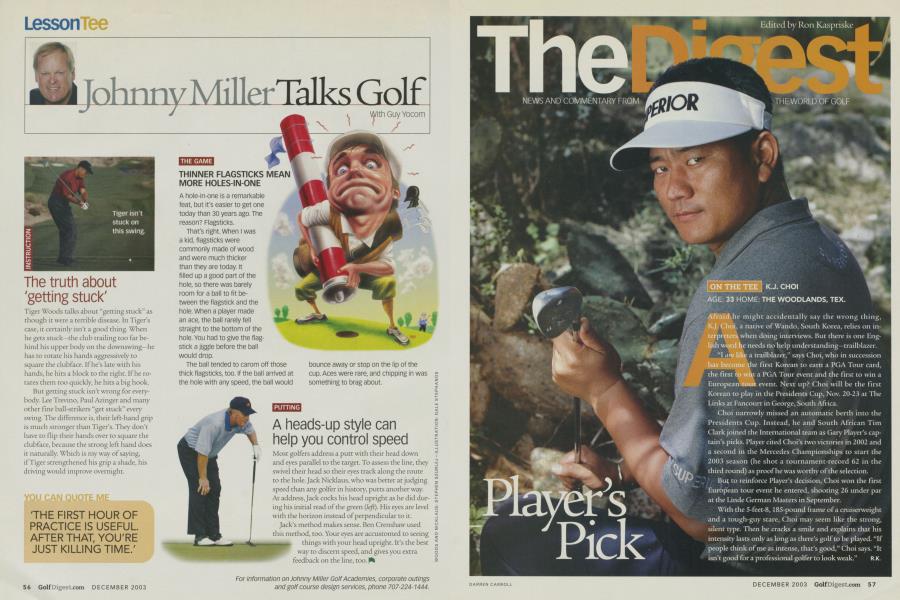 Johnny Miller Talks Golf