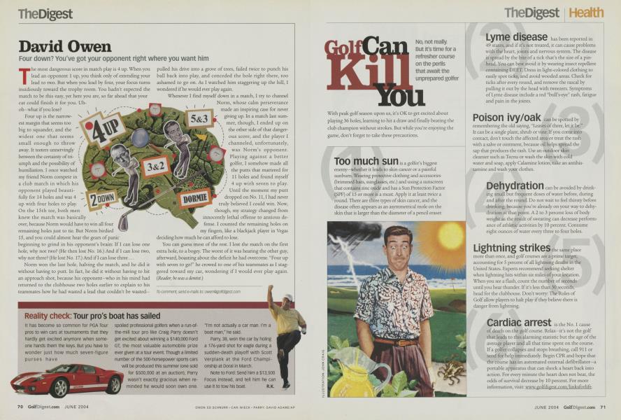 Golf Can Kill You