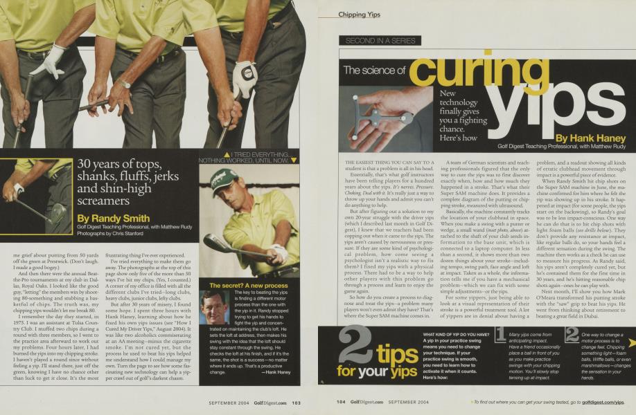 THE SCIENCE OF CURING YIPS