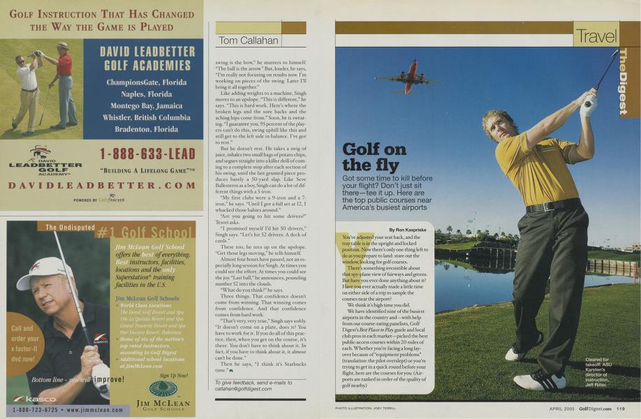 Golf on the fly