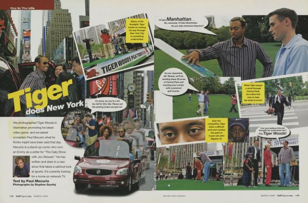 Tiger does New York