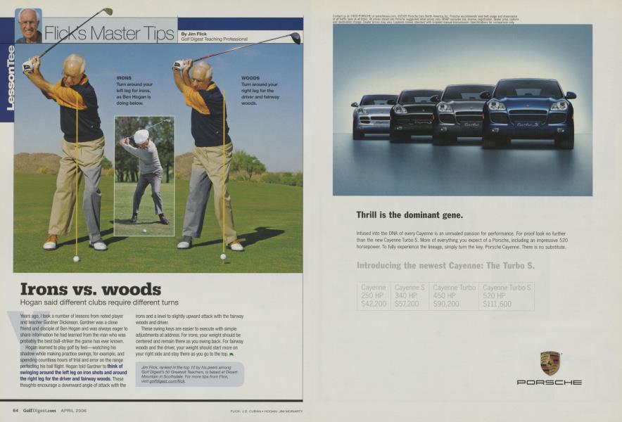 Irons vs. woods