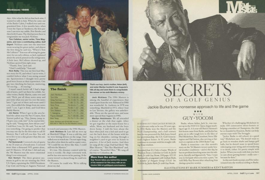 SECRETS OF A GOLF GENIUS