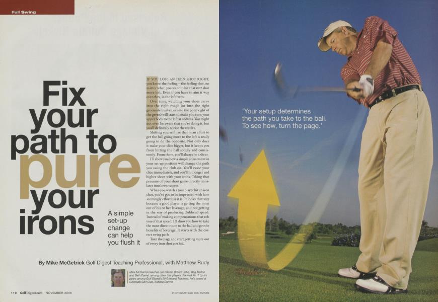 Fix your path to pure your irons