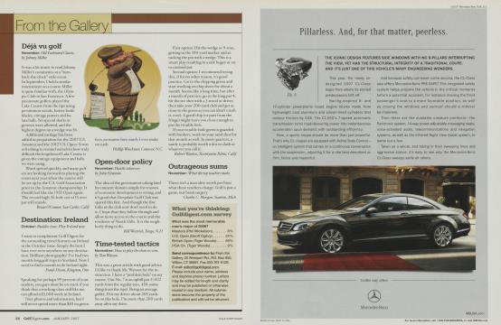 From the Gallery, Page: 26 - JANUARY 2007 | Golf Digest