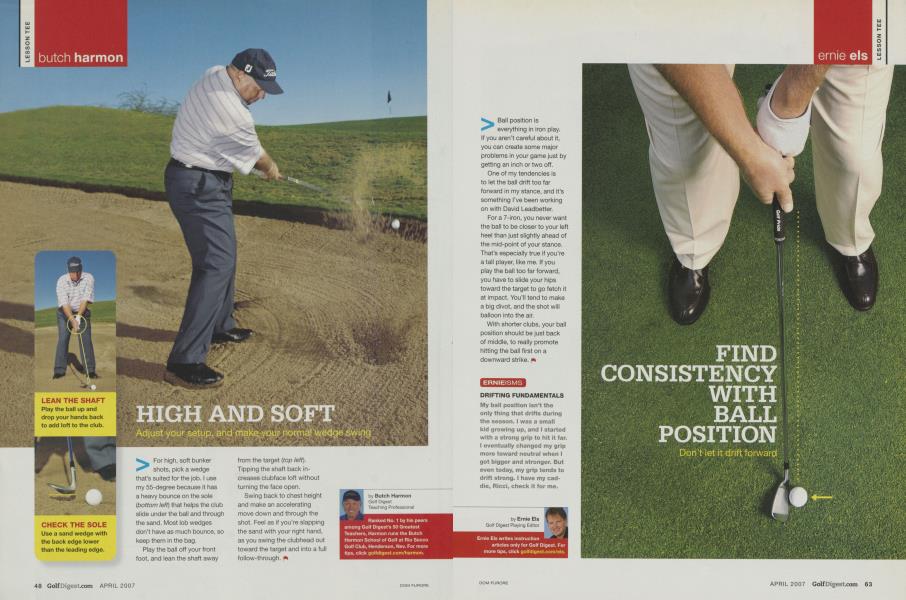 FIND CONSISTENCY WITH BALL POSITION