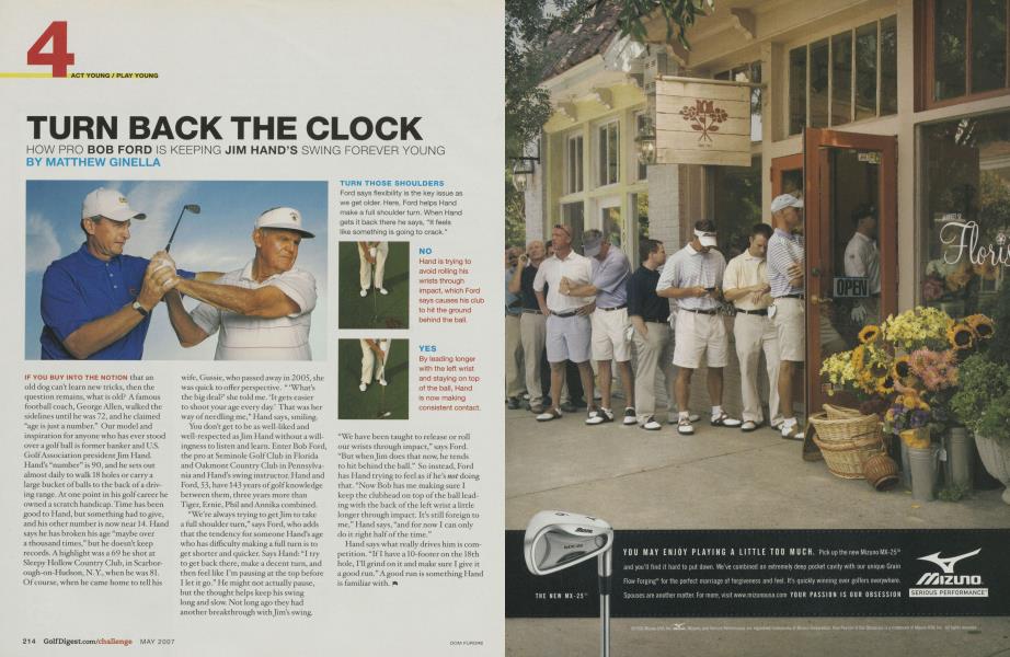 TURN BACK THE CLOCK
