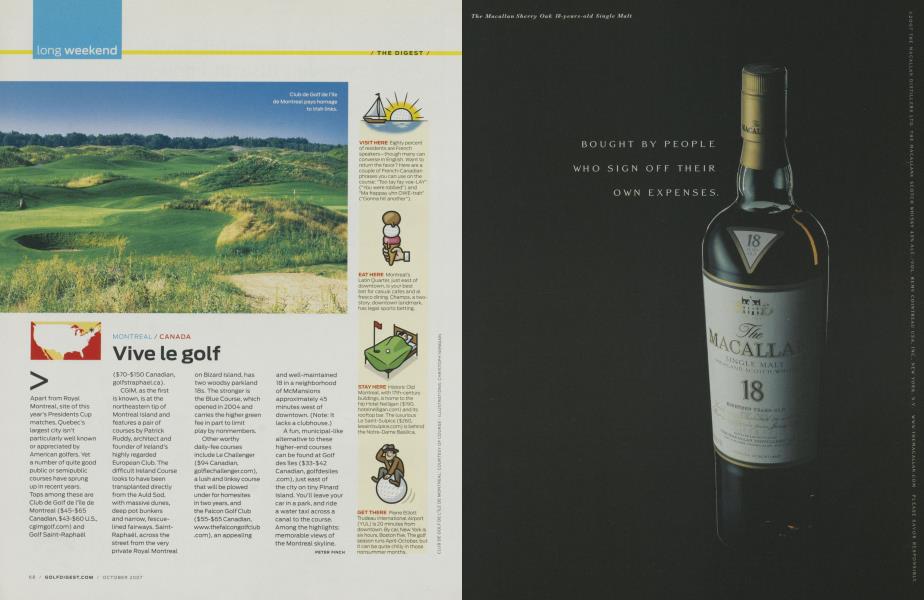 Vive le golf