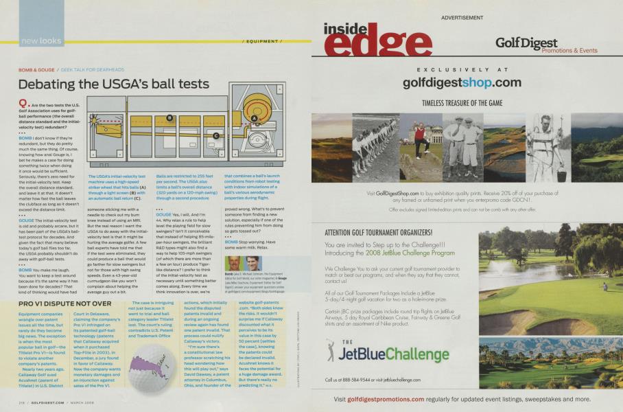 Debating the USGA’s ball tests