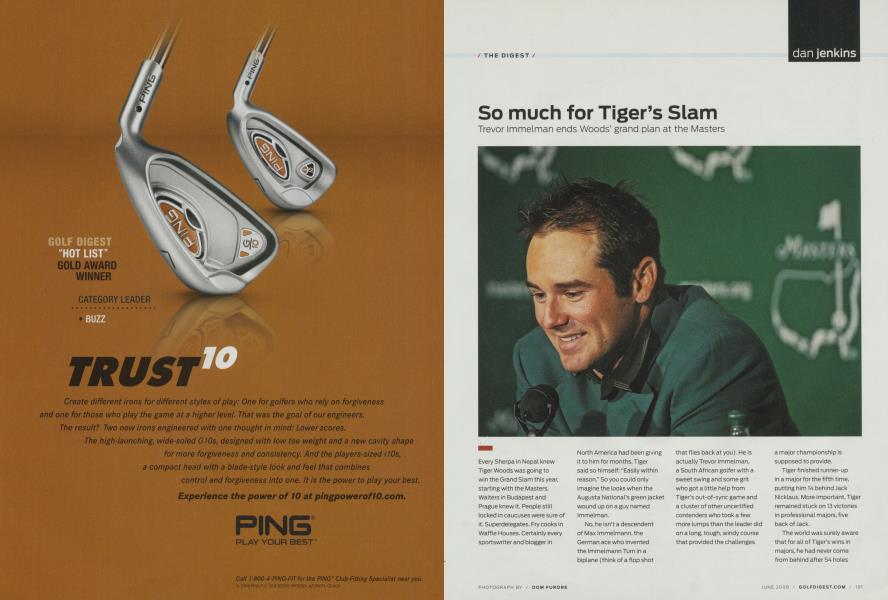 So much for Tiger’s Slam