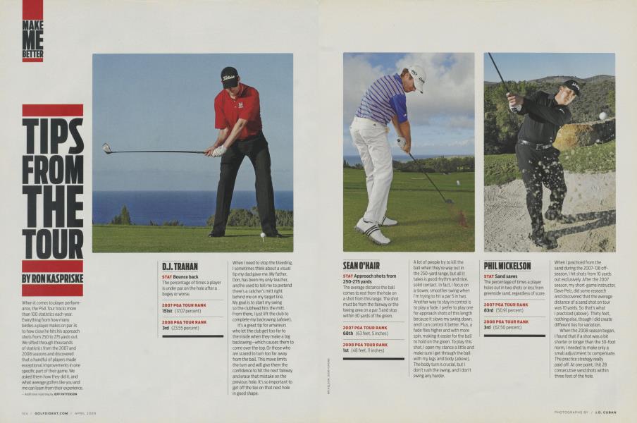 TIPS FROM THE TOUR