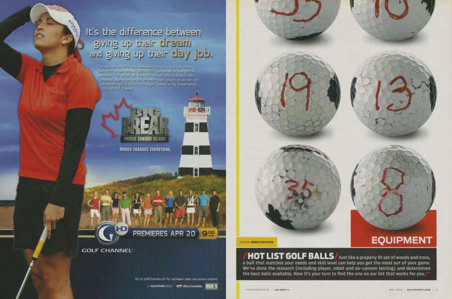 HOT LIST GOLF BALLS