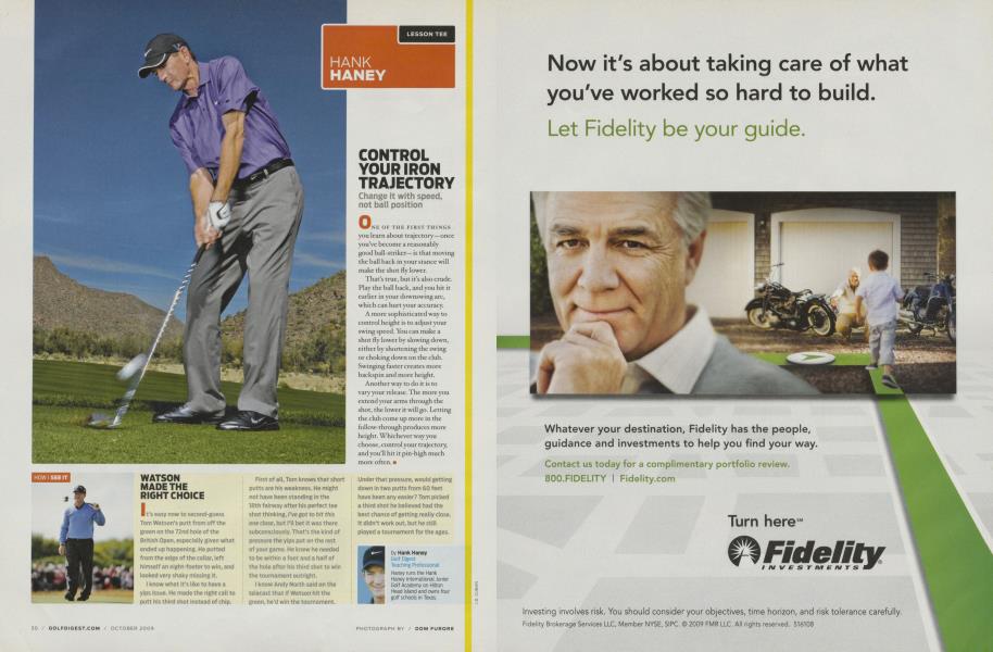 CONTROL YOUR IRON TRAJECTORY