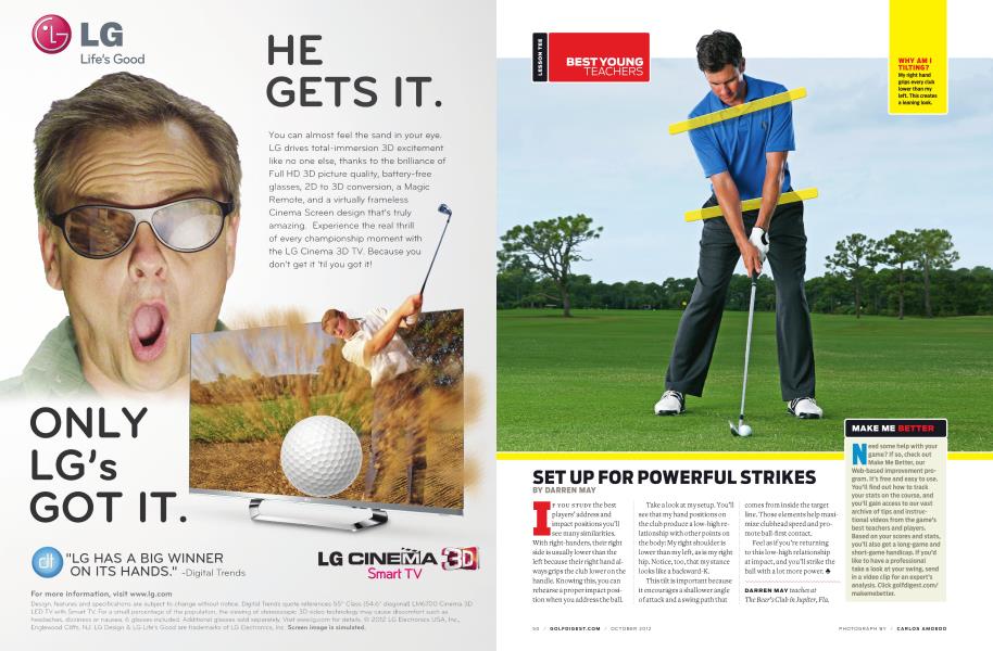 SET UP FOR POWERFUL STRIKES