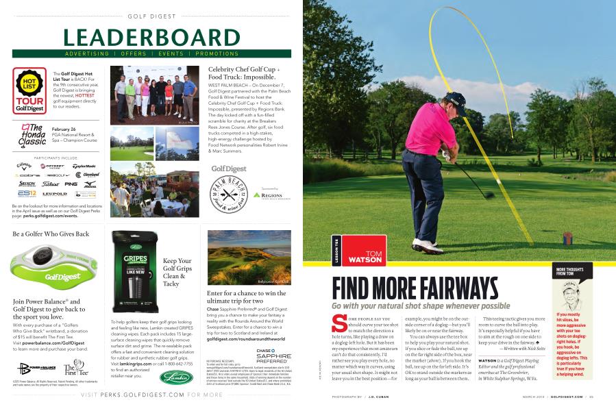 FIND MORE FAIRWAYS